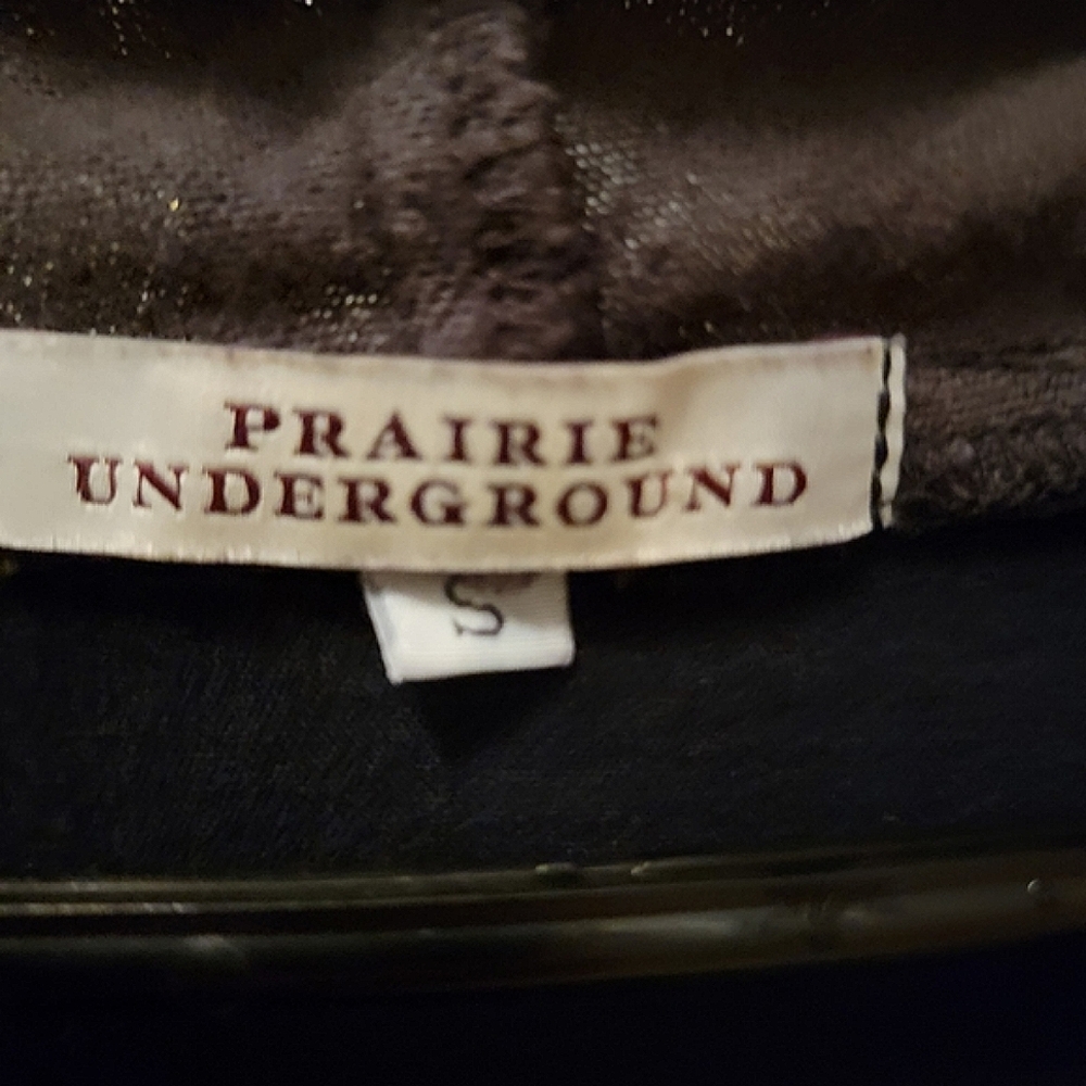 Prairie Underground Denim Dress, Size S, color grey/military green